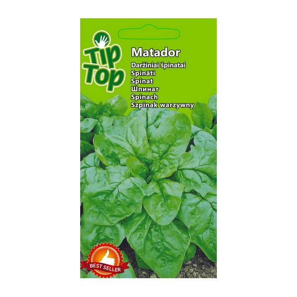 TIP TOP DARŽINIAI ŠPINATAI MATADOR