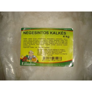 KALKĖS NEGESINTOS 4KG