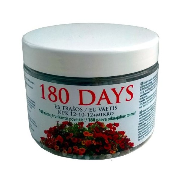 ILGO POVEIKIO TRĄŠOS 180 DAYS GĖLĖMS (500 g)