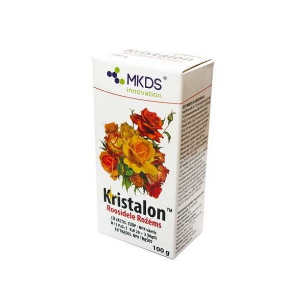 KRISTALON BALTAS ROŽĖMS (100 g)