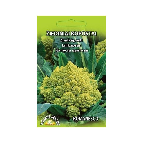 ŽIEDINIAI KOPŪSTAI ROMANESCO