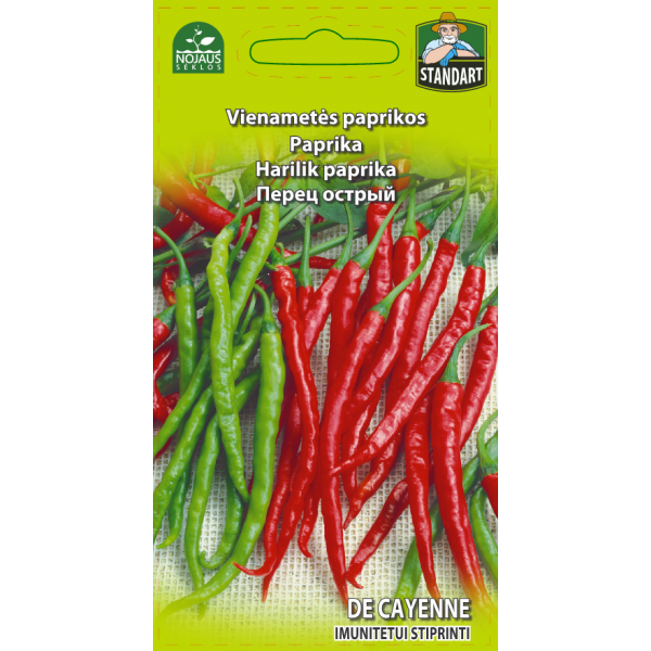 VIENAMETĖS PAPRIKOS DE CAYENNE (aštri)