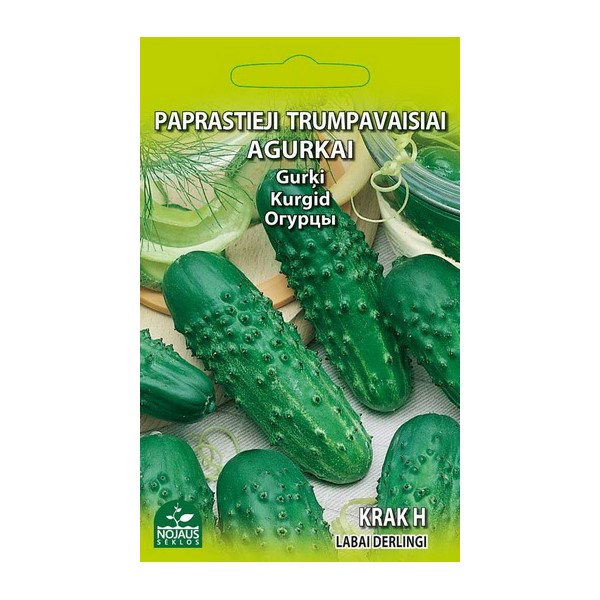 PAPRASTIEJI TRUMPAVAISIAI AGURKAI KRAK H