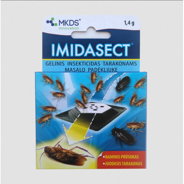 Tarakonams gelinis insekticidas masalo padėkliuke Imidasect 1.4g
