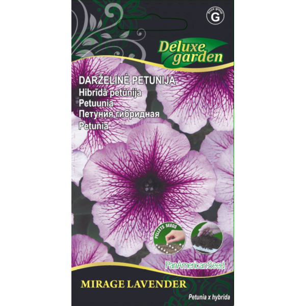 DARŽELINĖ PETUNIJA MIRAGE LAVENDER kilimėlyje