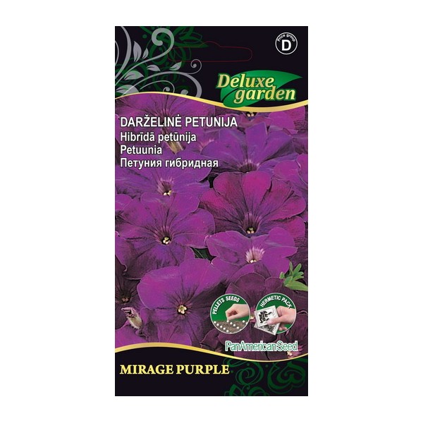 Petunija darželinė Mirage purple 10s