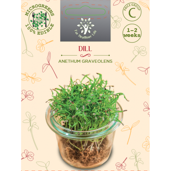 Sėklos daigams Paprastieji krapai 10g (ANETHUM GRAVEOLENS)