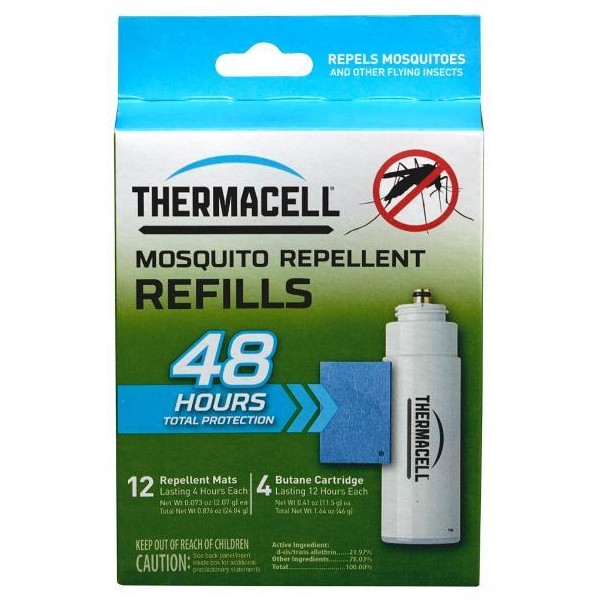 R-4  ThermaCELL užpildymo paketas 48val. nuo uodų