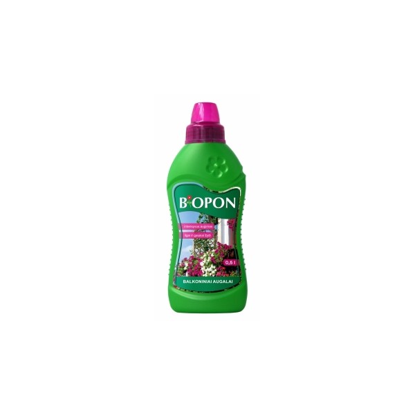 BIOPON skystos trąšos balkoniniams augalams 0,5L
