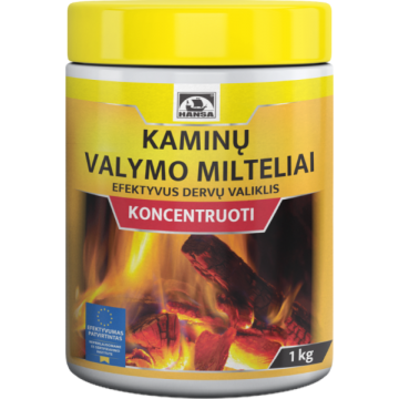 Koncentruoti kaminų valymo...