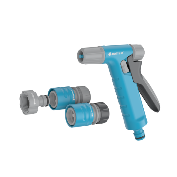 Cellfast laistymo rankinis purkštuvas HYDRON IDEAL rinkinys 1/2" - 5/8"