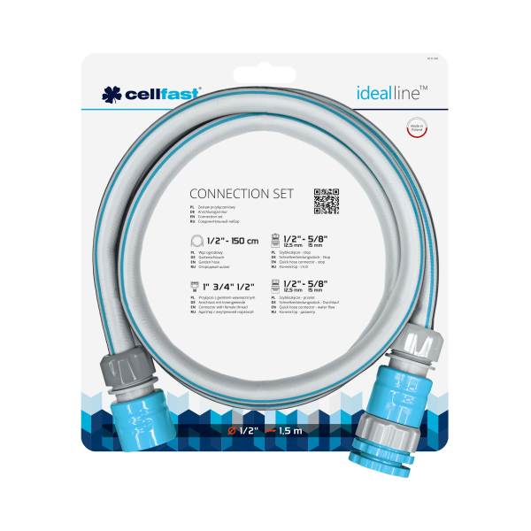 Cellfast jungiamoji žarna MULTIFLEX 1/2" 1.5m