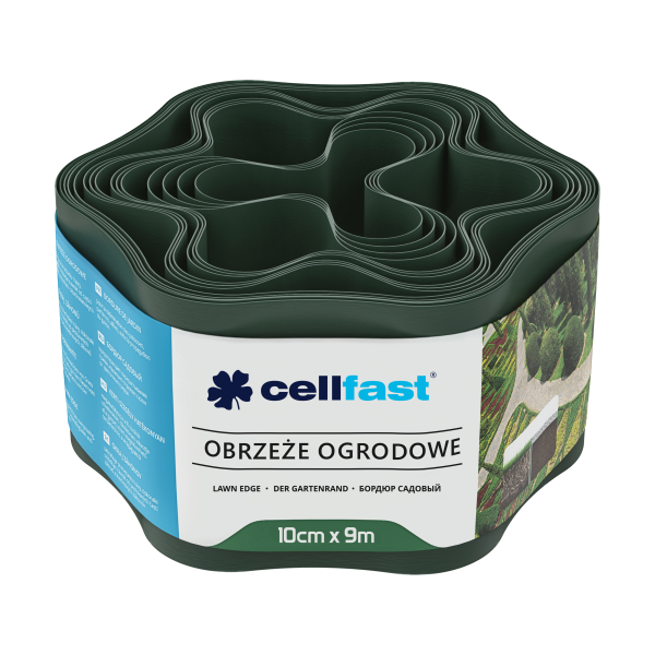 Cellfast sodo vejos apvadas tamsiai žalias 10cm x 9m