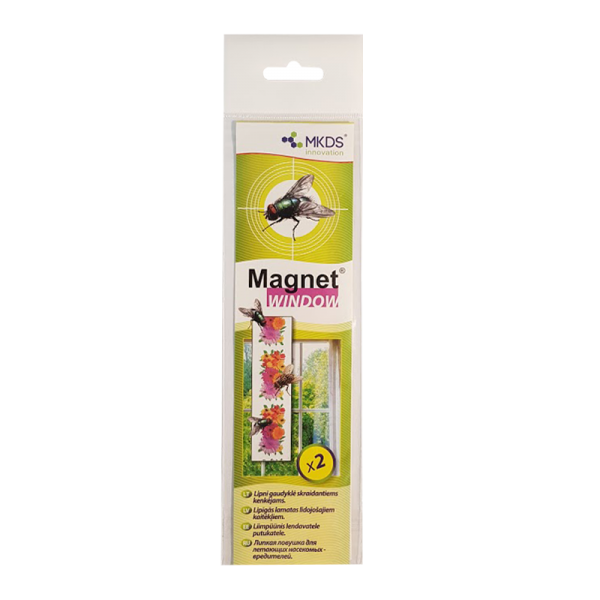 Magnet WINDOW gaudyklė skraidantiems kenkėjams 2 vnt