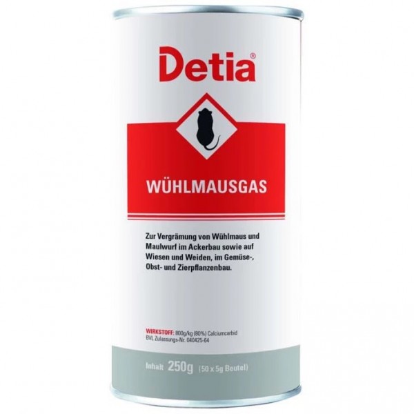 DETIA WUHLMAUSGAS granulės pelėnams, kurmiams 250g