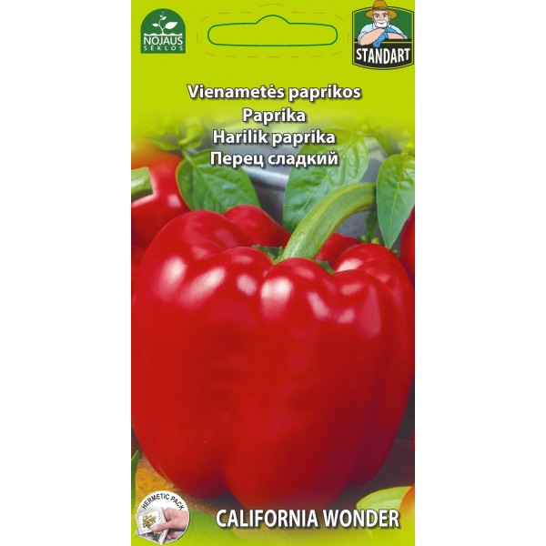 VIENAMETĖS PAPRIKOS CALIFORNIA WONDER