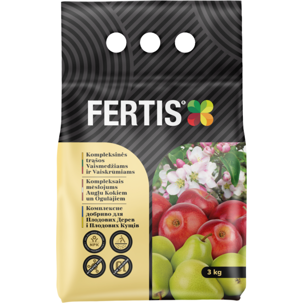 FERTIS kompleksinės trąšos vaismedžiams ir vaiskrūmiams 3kg
