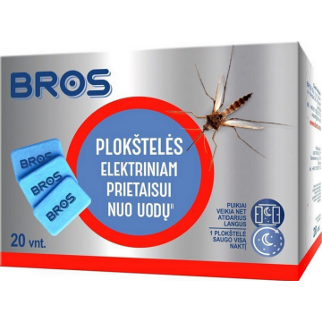 BROS plokštelės nuo uodų...