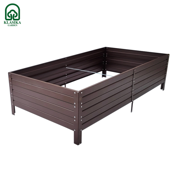 Pakelta lysvė Klasika Garden 1500 x 750 mm dažyta (Ruda RAL 8017)
