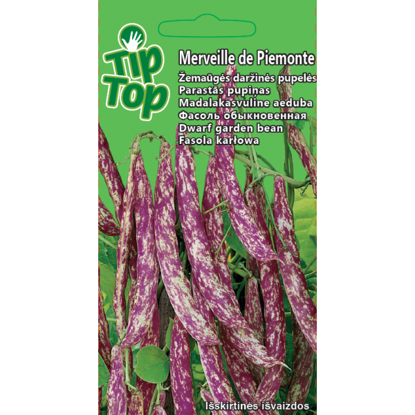 TIP TOP Žemaūgės daržinės pupelės Merveille de Piemonte
