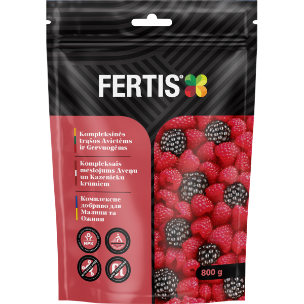 TRĄŠOS FERTIS AVIETĖMS IR GERVUOGĖMS 0,8KG