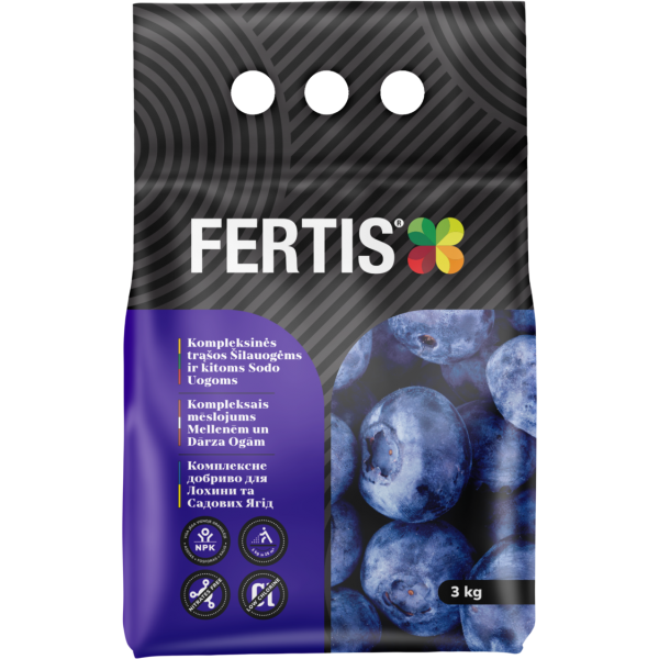 Trąšos Fertis Šilauogėms ir kitoms sodo uogoms 3kg