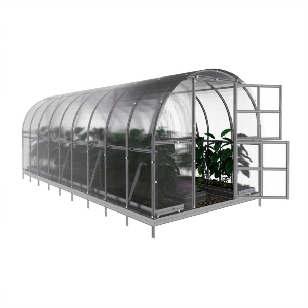Šiltnamis KLASIKA arkinis 3 x 6 m (18 m²), 4mm storio danga