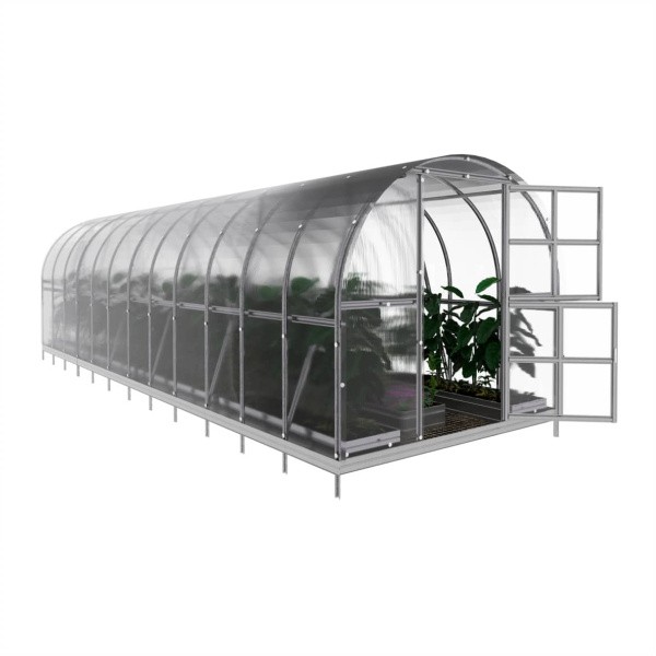 Šiltnamis KLASIKA arkinis 3 x 8 m (24 m²), 4mm storio danga