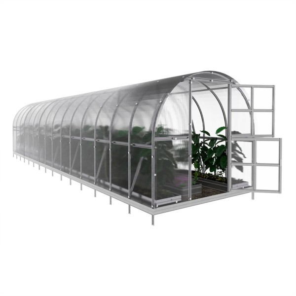 Šiltnamis KLASIKA arkinis 3 x 10 m (30 m²), 6mm storio danga