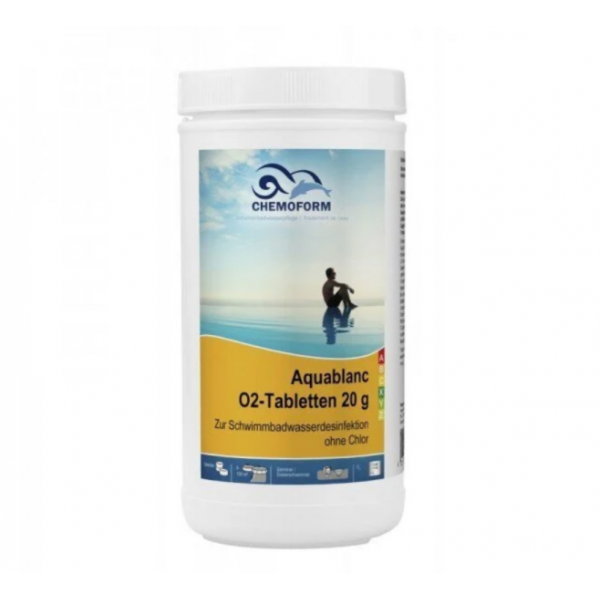 Chemoform aktyvaus deguonies O2 tabletės Aquablanc (20g.) 1kg