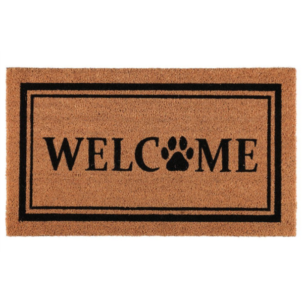 4 LIVING durų kilimėlis WELCOME PAW