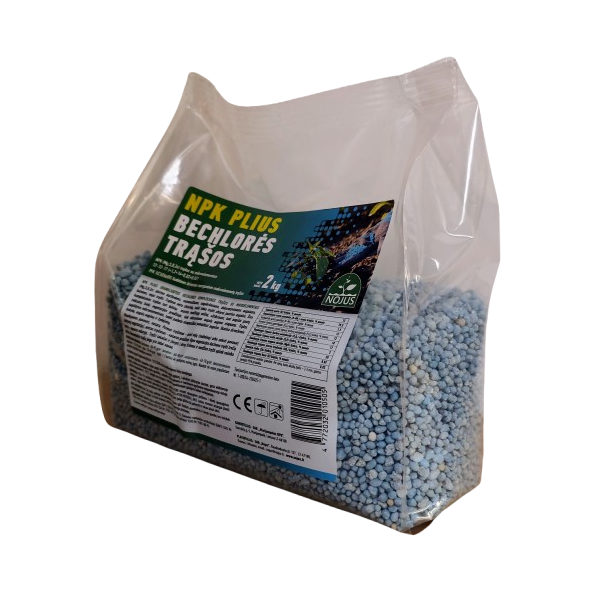NPK PLIUS 12-12-17 Universalios bechlorės NOJUS trąšos. 2kg