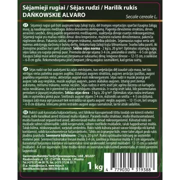 Rugiai žąlioji trąša 1kg.