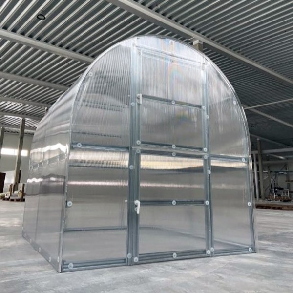 Šiltnamis KLASIKA Slim - 4 mm storio kanalinis polikarbonatas - 2 x 2 m (4 m²)