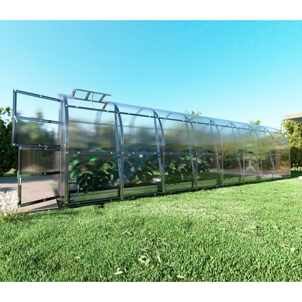 Šiltnamis KLASIKA Slim - 4 mm storio kanalinis polikarbonatas - 2 x 6 m (12 m²)