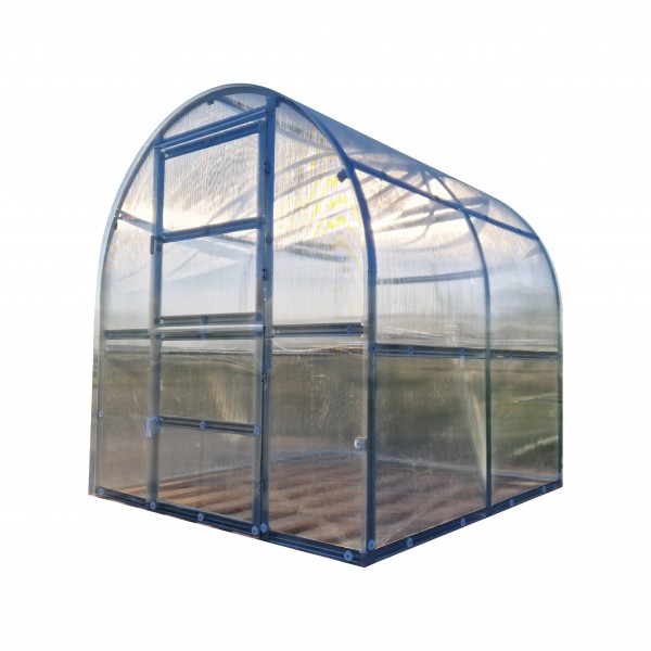 Šiltnamis KLASIKA Slim - 4 mm storio kanalinis polikarbonatas - 2 x 6 m (12 m²)