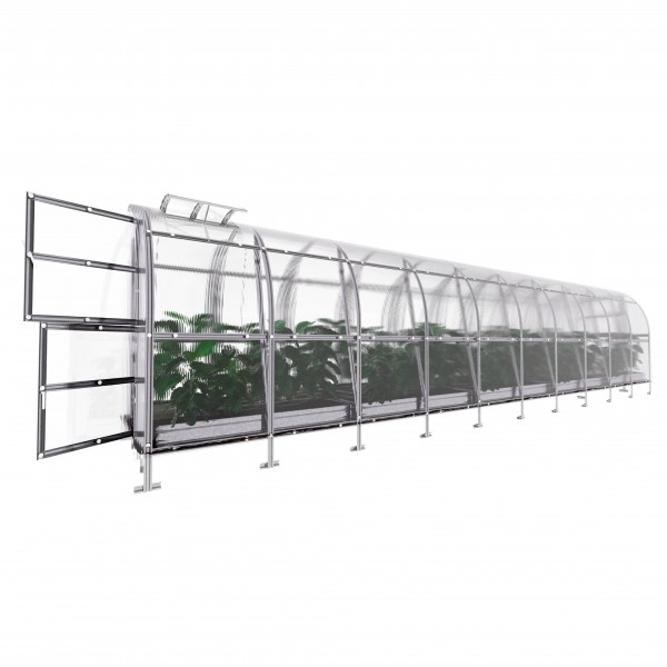 Šiltnamis KLASIKA Slim - 6 mm storio kanalinis polikarbonatas - 2 x 2 m (4 m²)