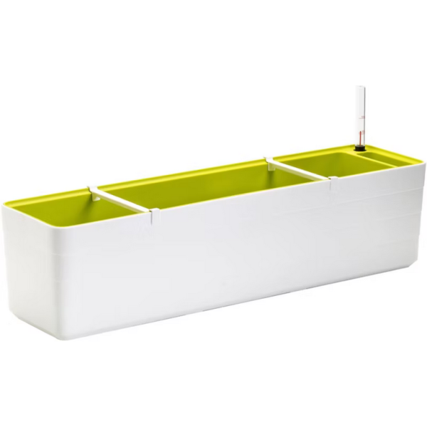 Balkoninė gėlių dėžė 80cm. Balta