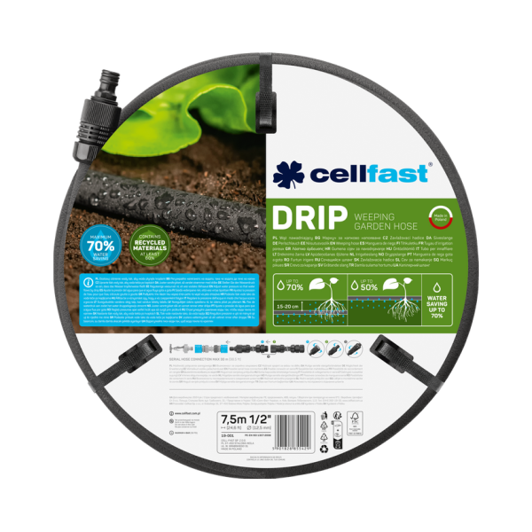 Cellfast drėkinamoji sodo žarna DRIP 7.5m