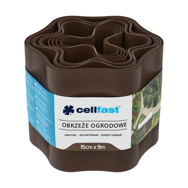 Cellfast sodo vejos apvadas rudas. 15cm x 9m