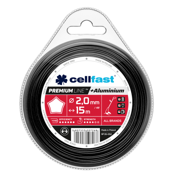 Cellfast valas trimeriui PREMIUM 2mm x 15m (žvaigždė)