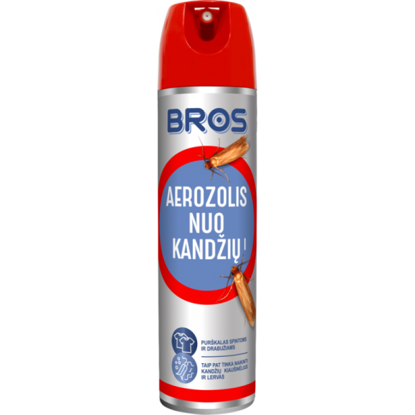 BROS Aerozolis nuo kandžių 150ml (viol.)