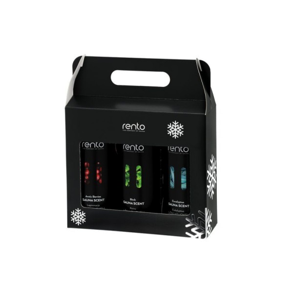 RENTO saunos kvapų dovanų rinkinys 3×400 ml