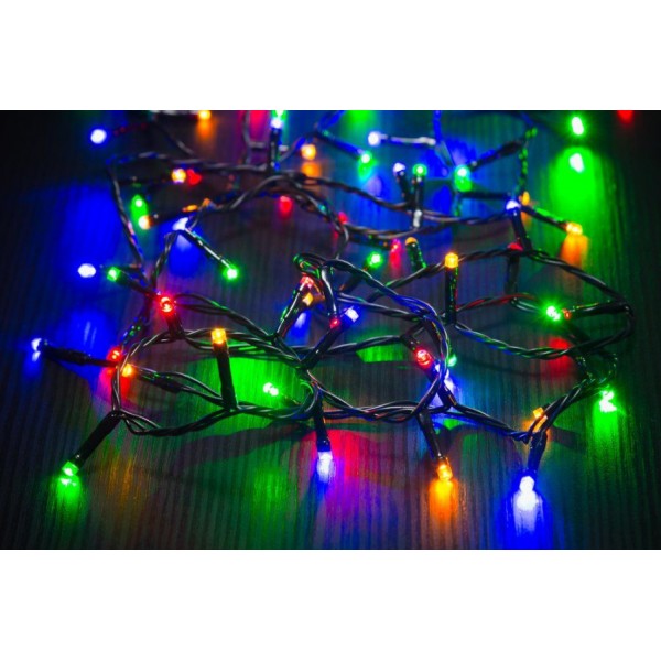 FINNLUMOR girlianda 600 LED daugiaspalvė