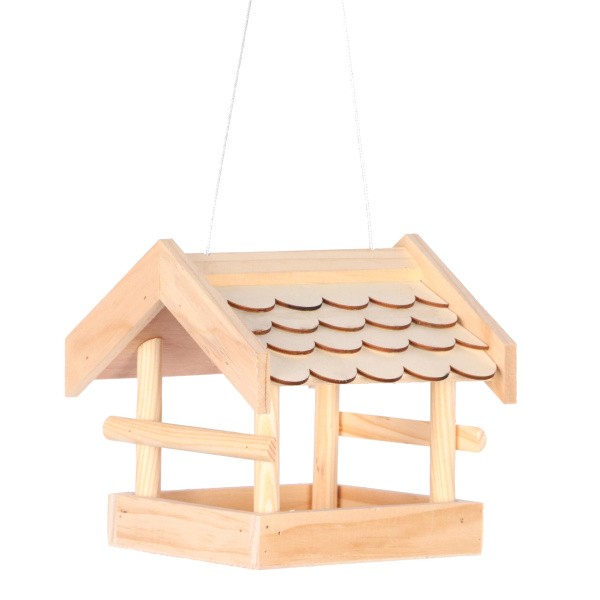 GARDEN & FUN medinė paukščių lesykla 22 x 21,5 x 20 cm