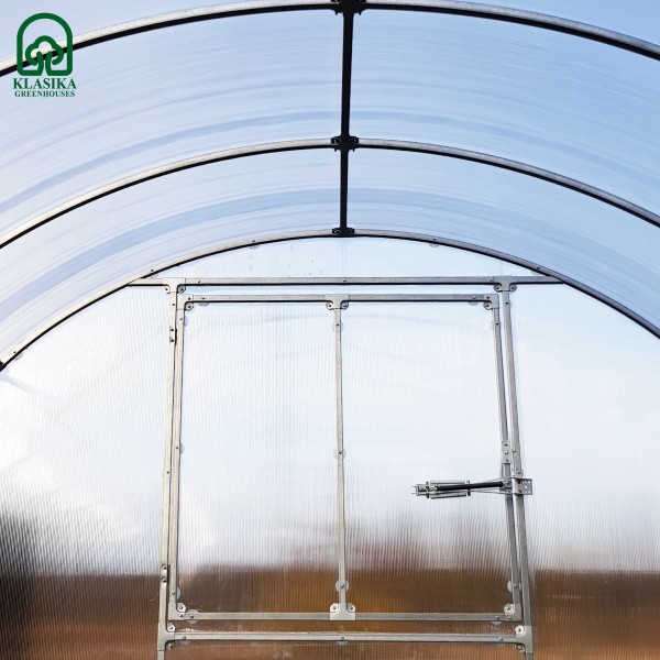 Šiltnamis KLASIKA TUBE arkinis 3 x 4 m (12 m²), 4mm storio danga