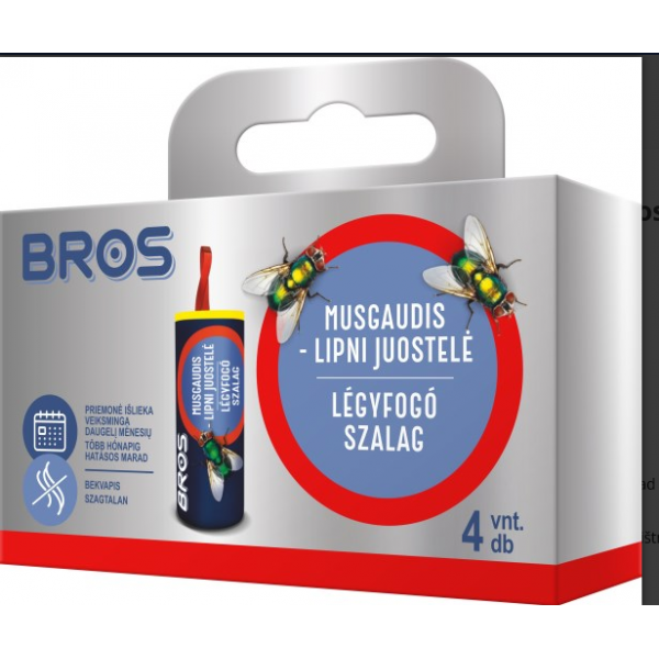 BROS lipni juostelė musgaudis. 4vnt