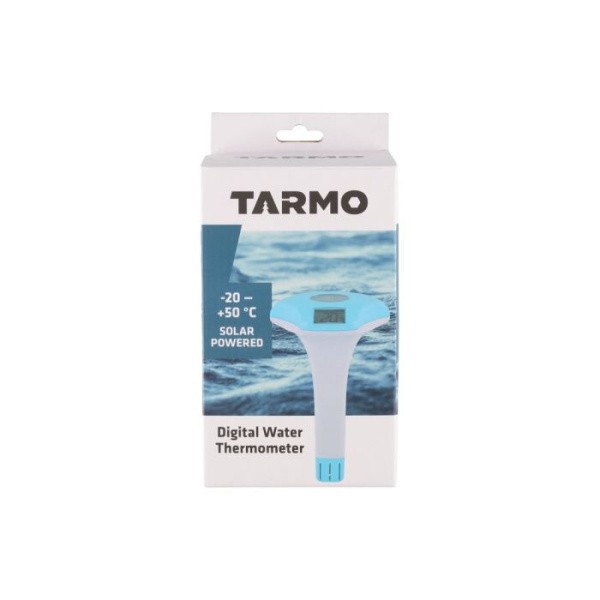 Tarmo skaitmeninis saulės energija įkraunamas vandens termometras