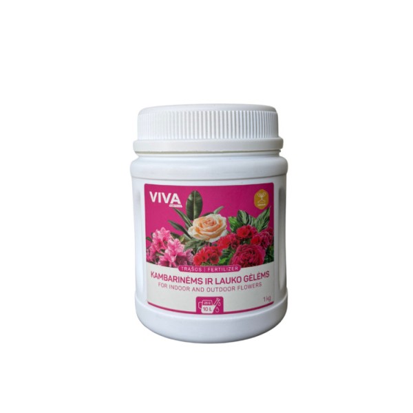 Tirpios trąšos kambarinėms ir lauko gėlėms, 1 kg