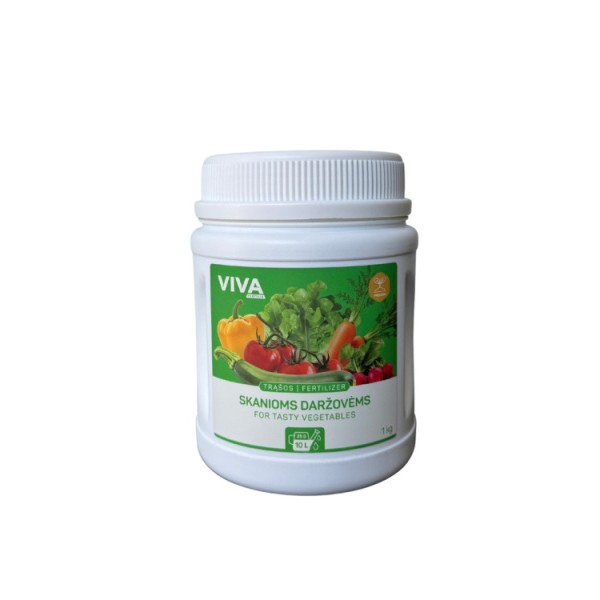 Tirpios trąšos skanioms daržovėms, 1 kg